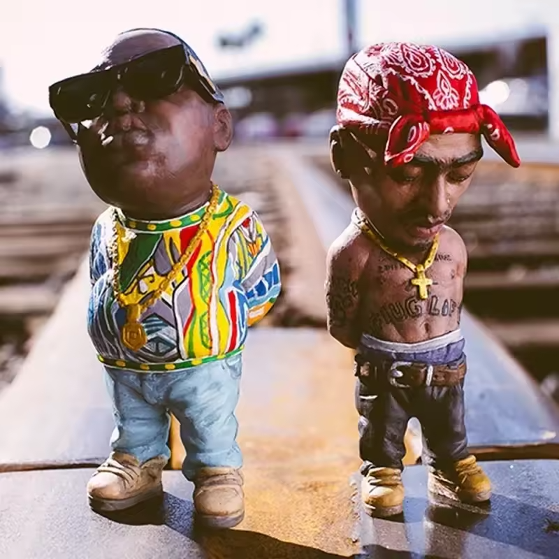 THE HOMIE GNOMIES™

Gangster Rap Legends - Now in Gnome Form || Desk Ornaments | Garden Figures